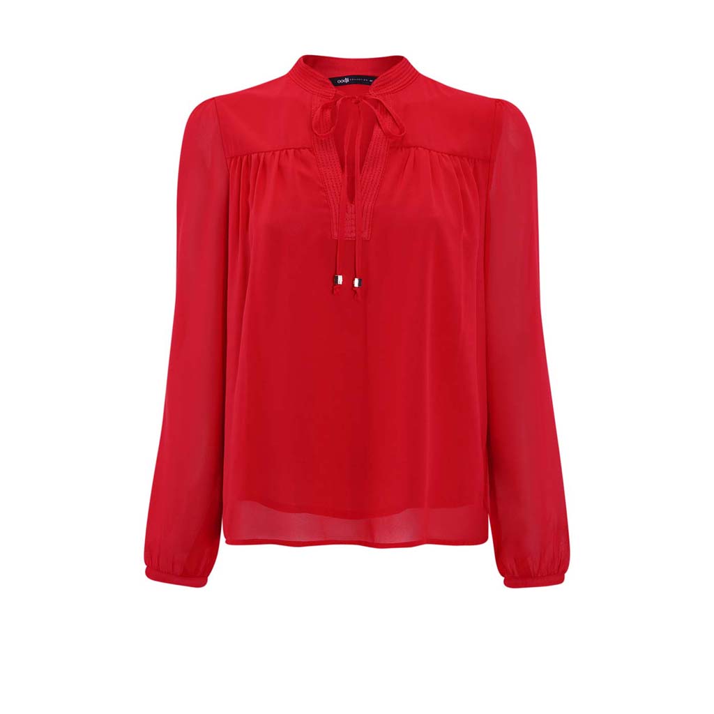 Блузка Lady 40-42, Красный